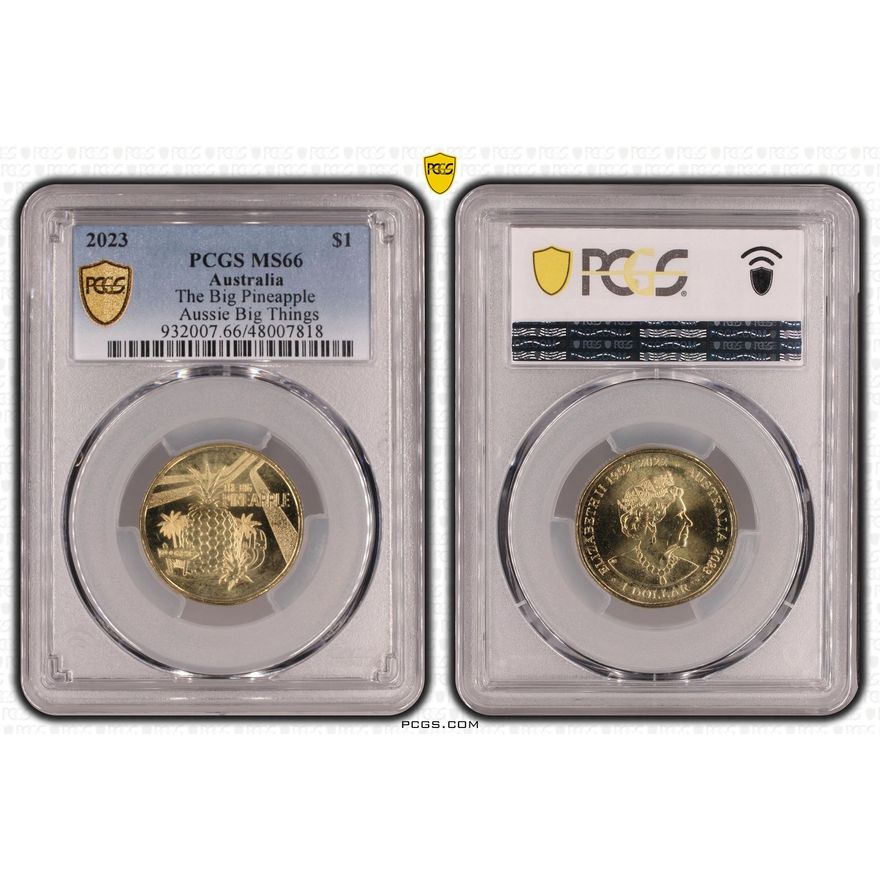 The Big Pineapple Aussie Big Things, One Dollar, 2023, PCGS MS66