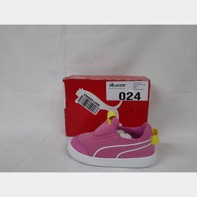 PUMA COURTFLEX V2 SLIP ON INF - OPERA PINK-PUMA WHITE - KIDS 8