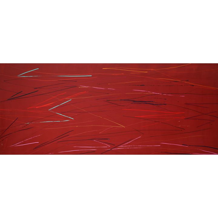 Ronnie Landfield ''Sign of the Sky'' 1974 Acrylic