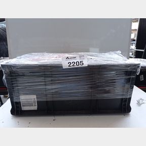 TOTE OF ASSORTED GOODS''THESE ITEMS MAY INCLUDE OPEN BOX- DEFECTIVE OR INCOMPLETE ITEMS'' BUYERS BEWARE!(PLASTIC CRATE NOT FOR SALE)