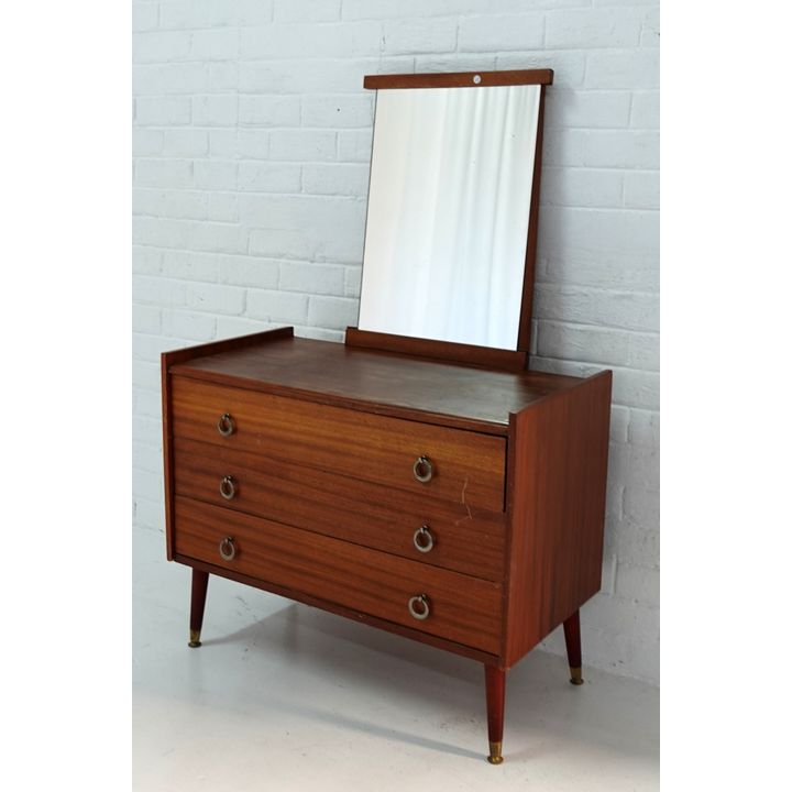 RETRO DRESSING CHEST, marked B  & B