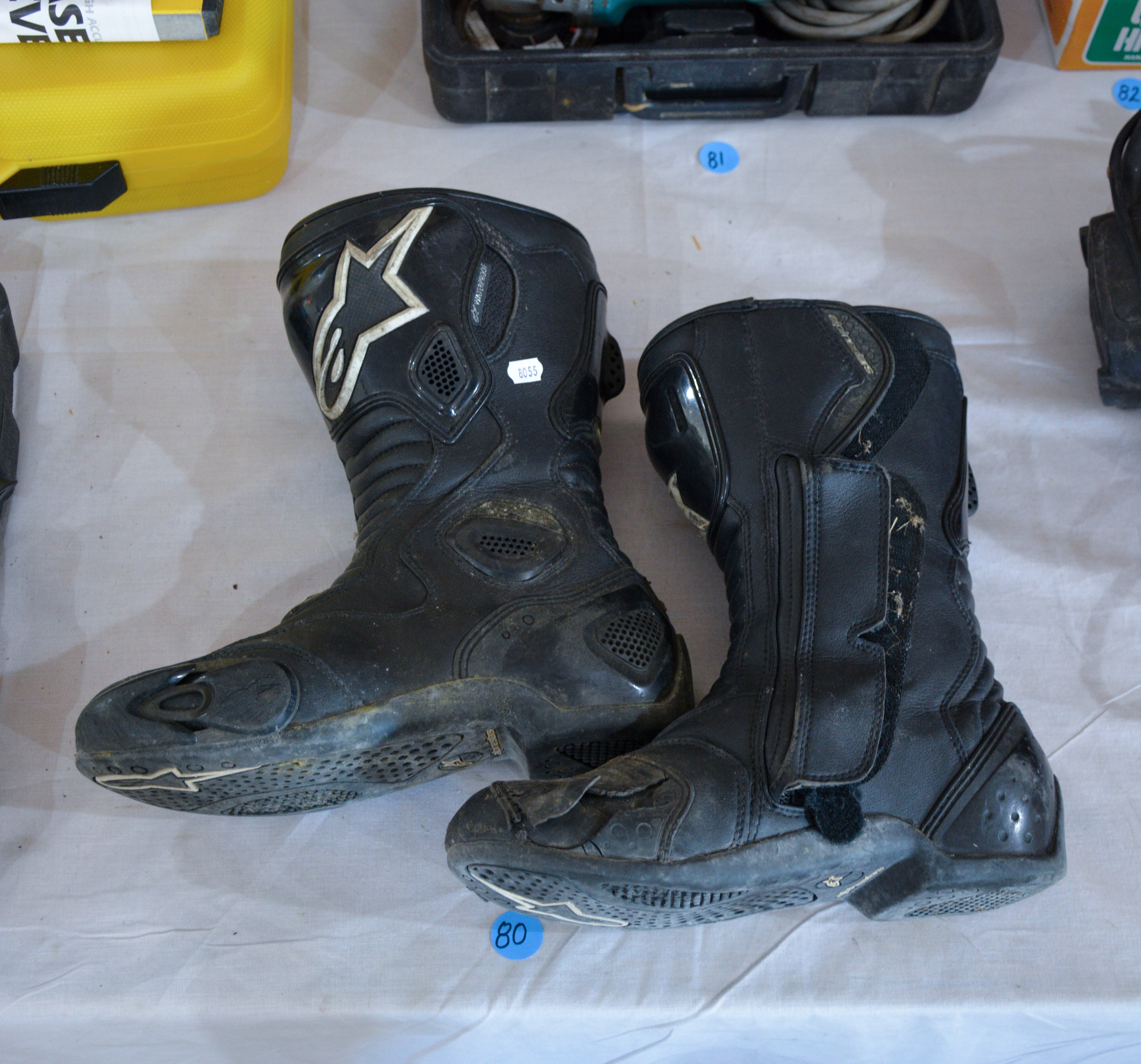 Alpinestars US 7.5 Motorcycle Boots — NZ auction result