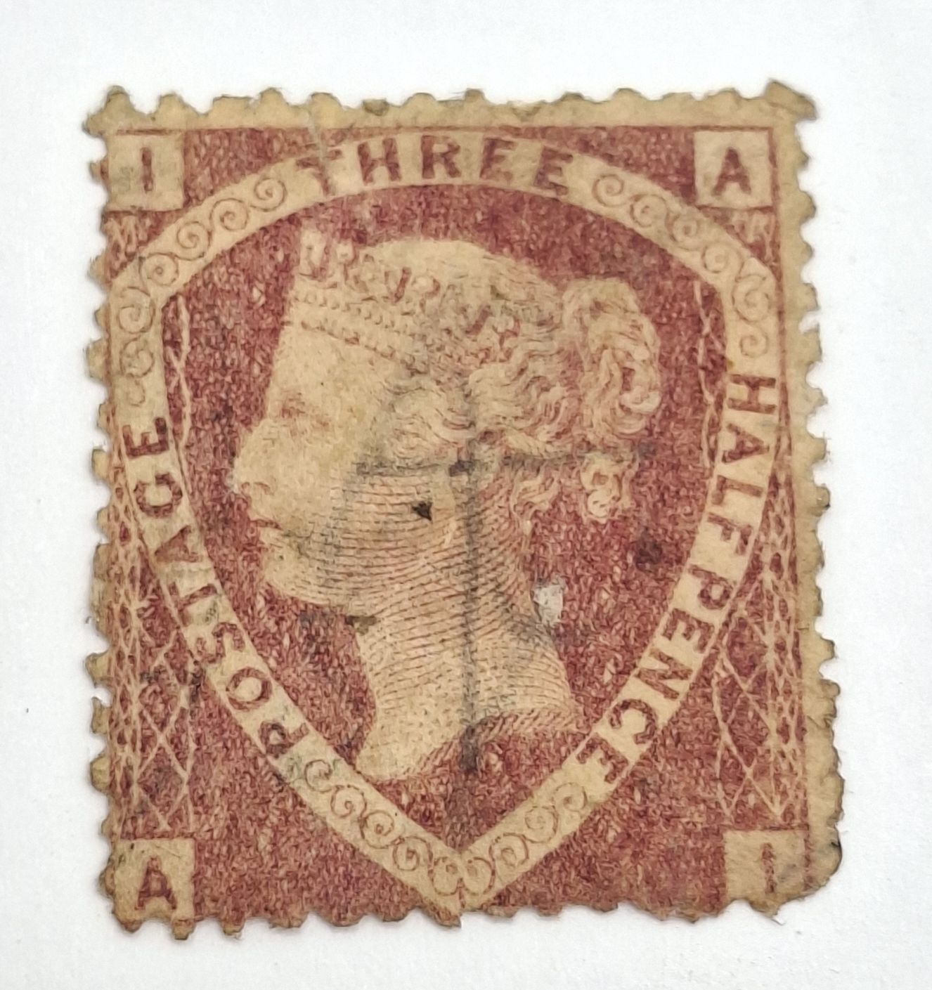 GREAT BRITAIN QUEEN VICTORIA THREE HALF PENCE
