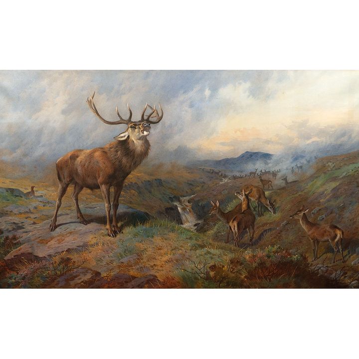 Archibald Thorburn (1860-1935), The Monarch of the Glen