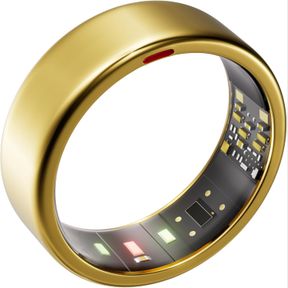 SMART RING - HEALTH & SLEEP TRACKER, CONTINUOUS SPO2 & HEART RATE MONITOR, STRESS MANAGEMENT, NFC WIRELESS CHARGING, 6-DAY BATTERY