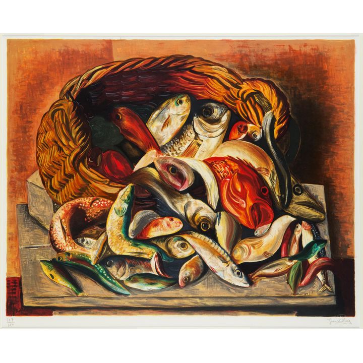 Mojżesz Kisling | Martwa natura z rybami