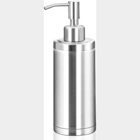TIILAN COUNTERTOP HAND SOAP DISPENSERS, REFILLABLE STAINLESS STEEL SOAP PUMP BOTTLE FOR BATHROOM & KITCHEN, FREE STANDING - 300ML,