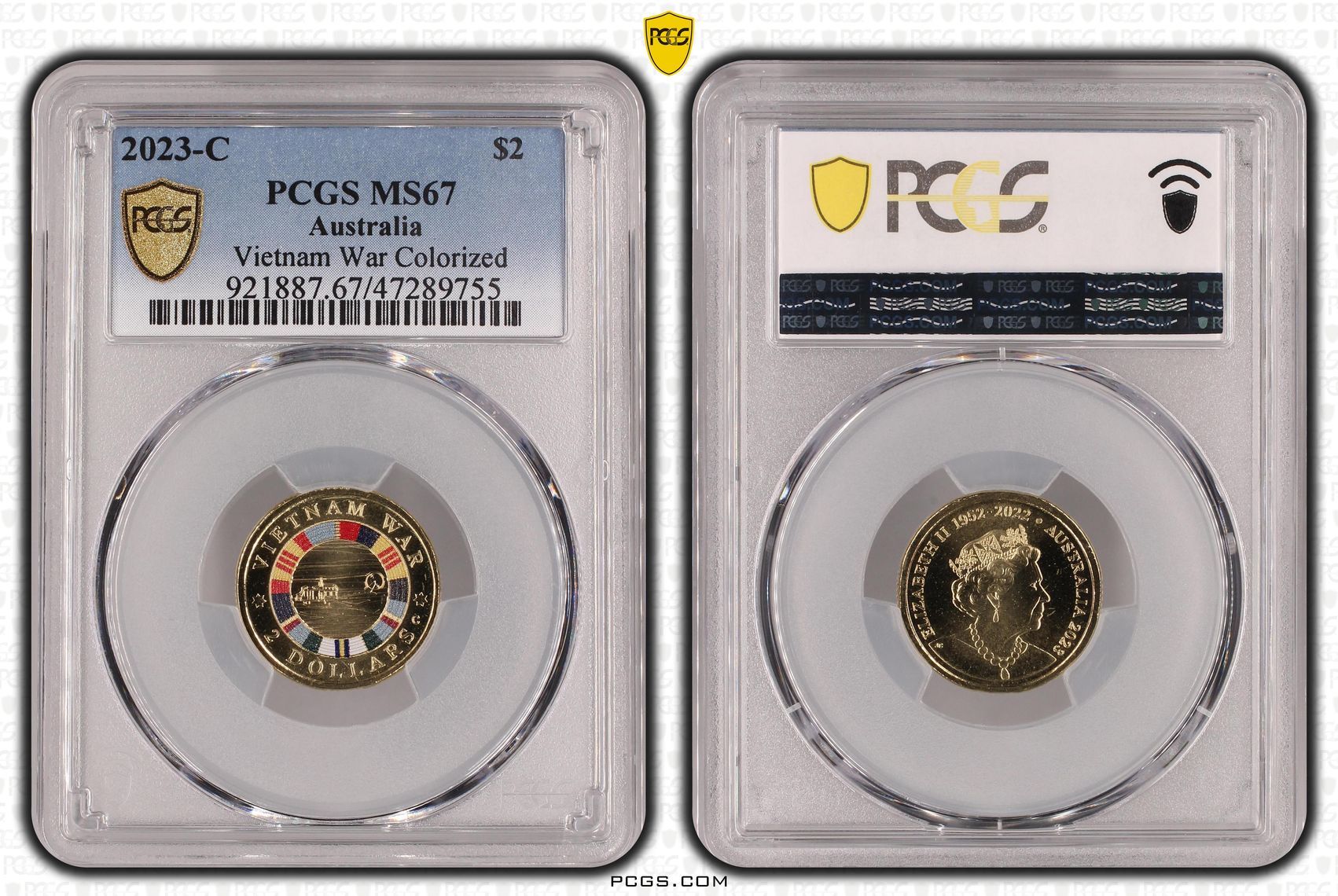 Vietnam War Colorized, Two Dollar, 2023-C, PCGS MS67