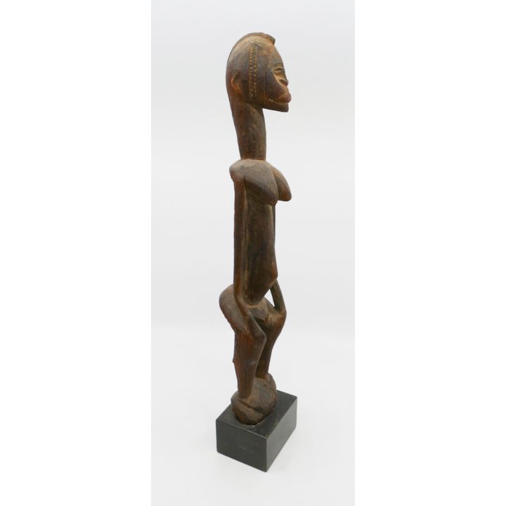 Old African Dogon Carved Wood Woman Figure- 18x3x3"