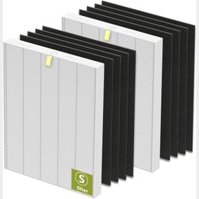 C545 REPLACEMENT FILTER S COMPATIBLE WITH WINIX C545 AIR PURIFIER, REPLACES PARTS 1712-0096-00 AND 2522-0058-00, 2 PACK H13 TRUE H