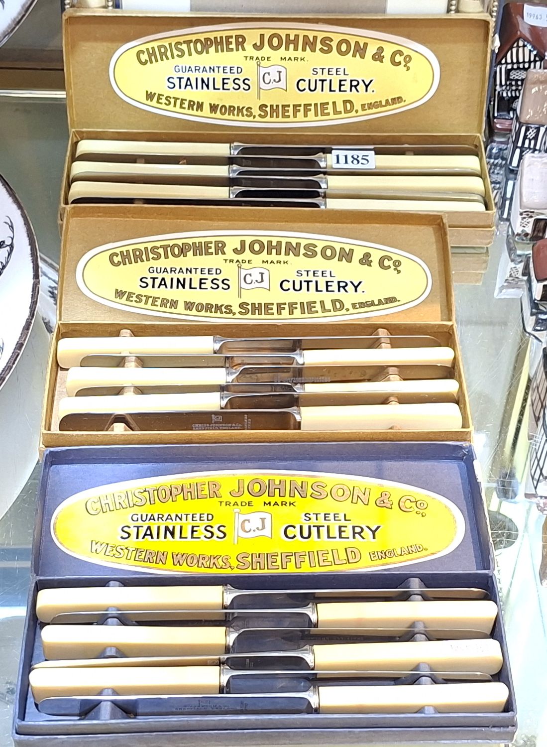 Boxed Bone Handled Knfe Sets