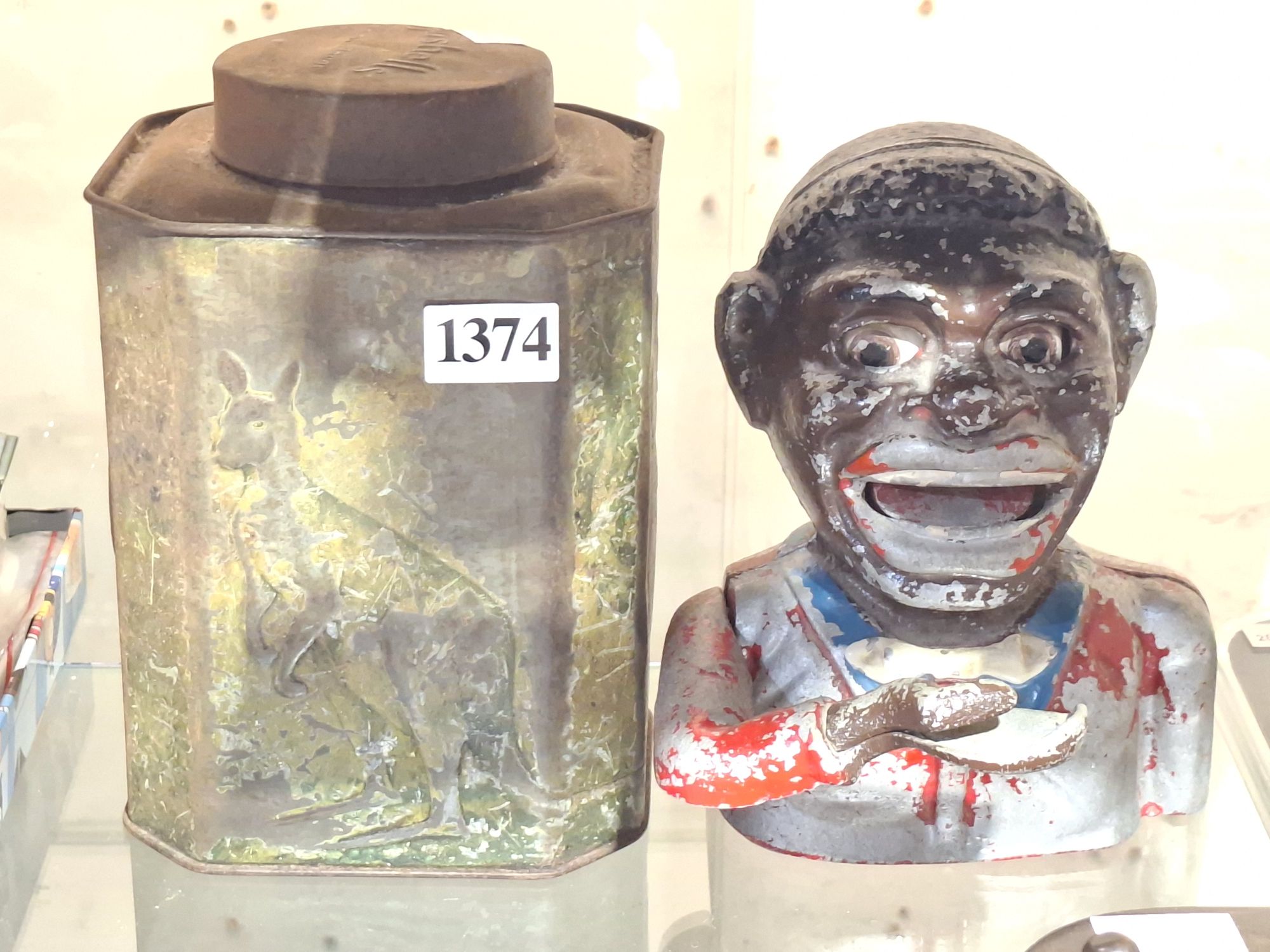 Money Box And Tea Tin