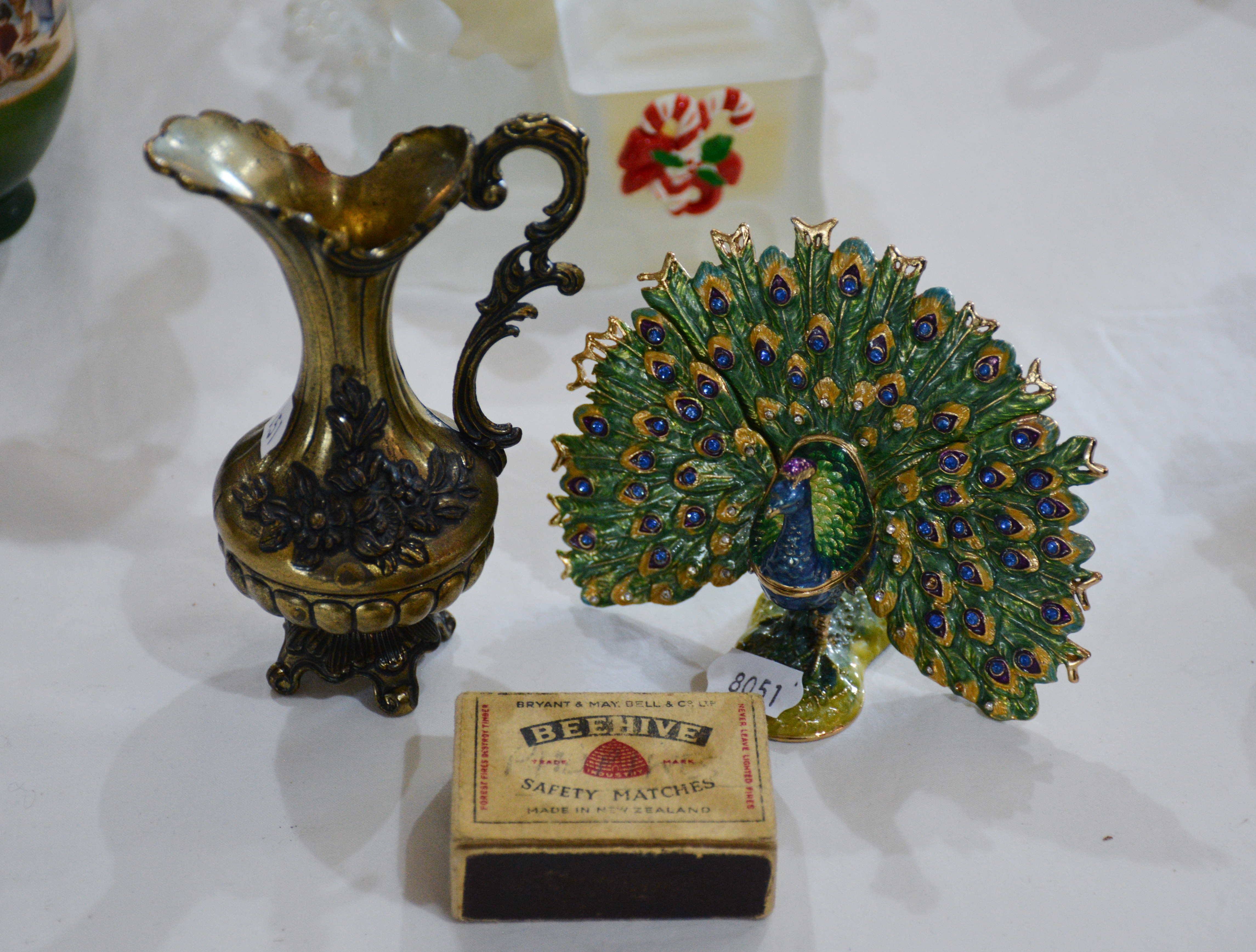 Peacock and Jug Ornaments — NZ auction result
