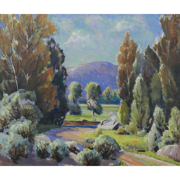 Cyrus Fulton ''St. Regis Road, Monday'' Oil