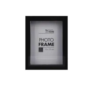 Plastic Black Finish Frame For 10 X 15cm Photo|