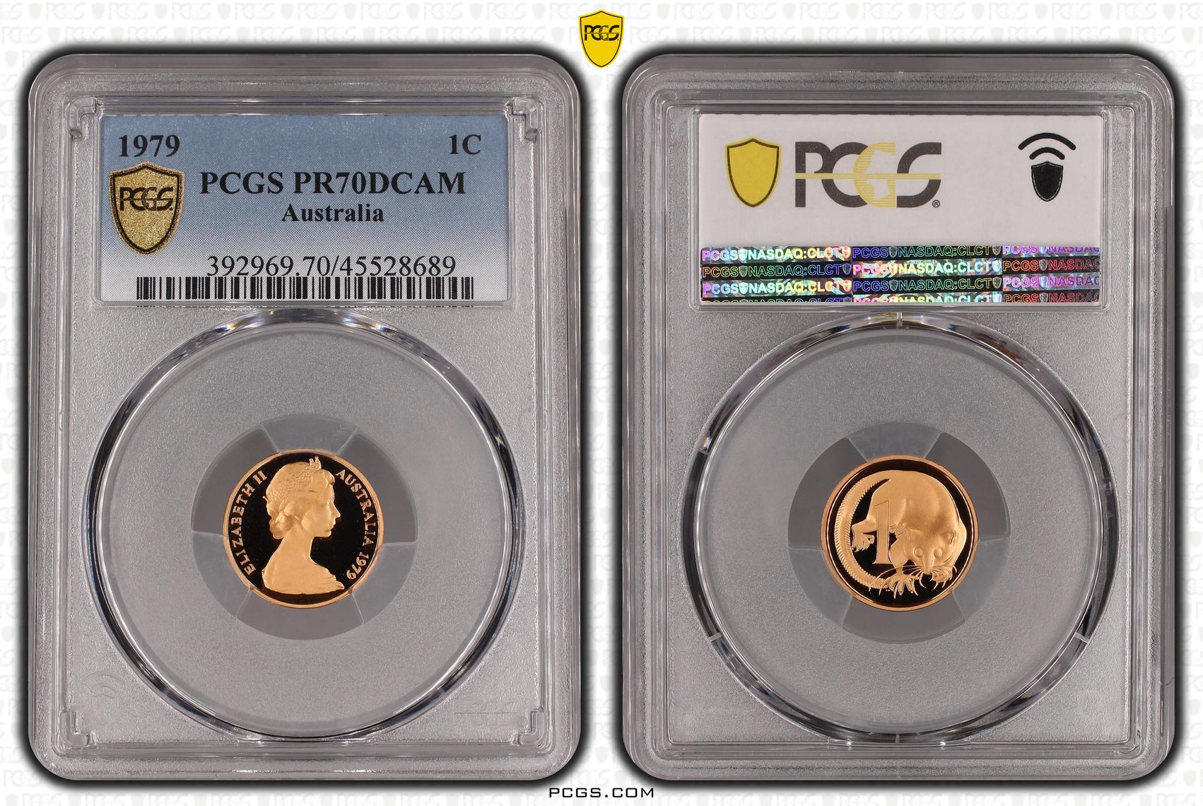 One Cent, 1979, Pcgs Pr70dcam