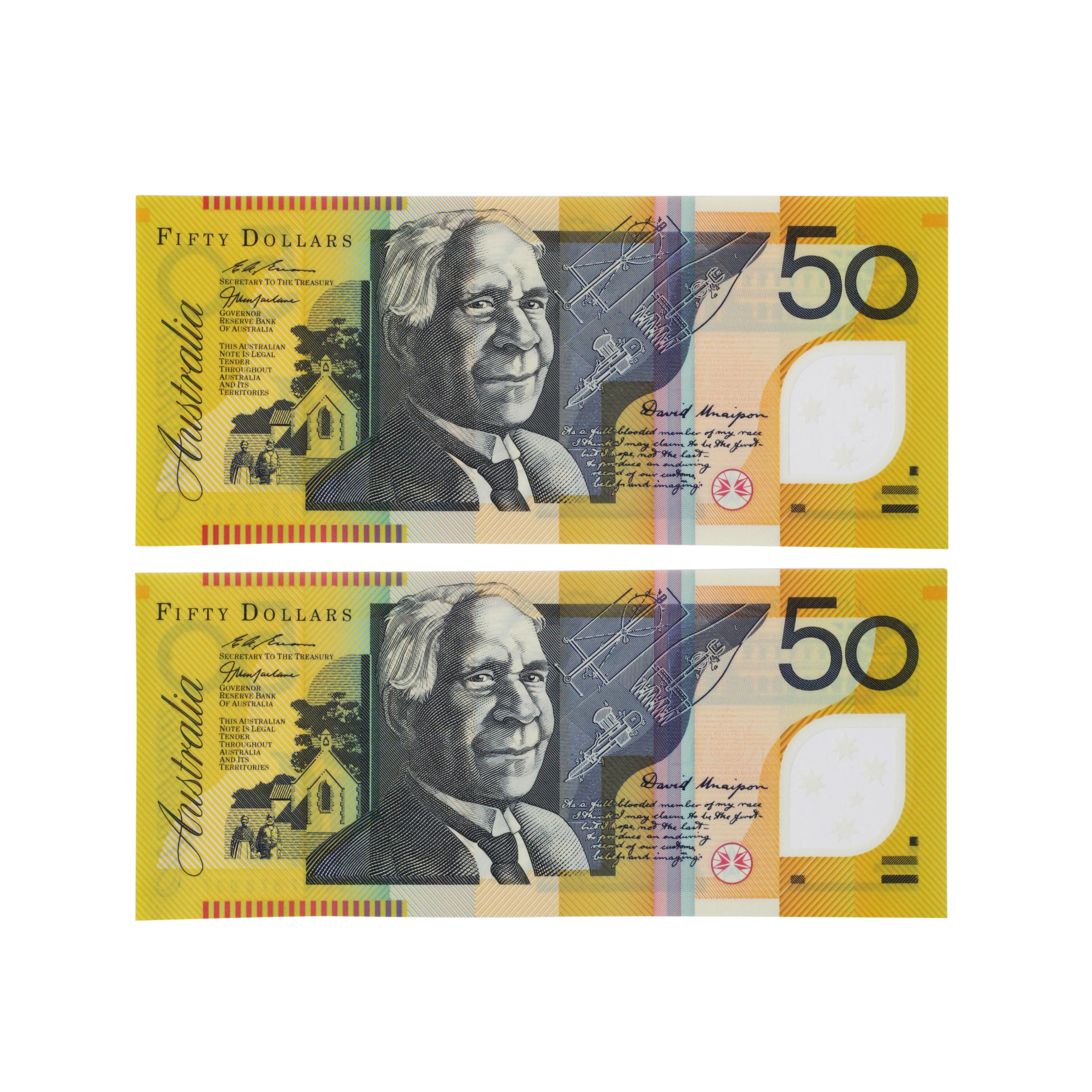 2323. · MacFarlane/Evans, Fifty Dollars, 1997, UNC