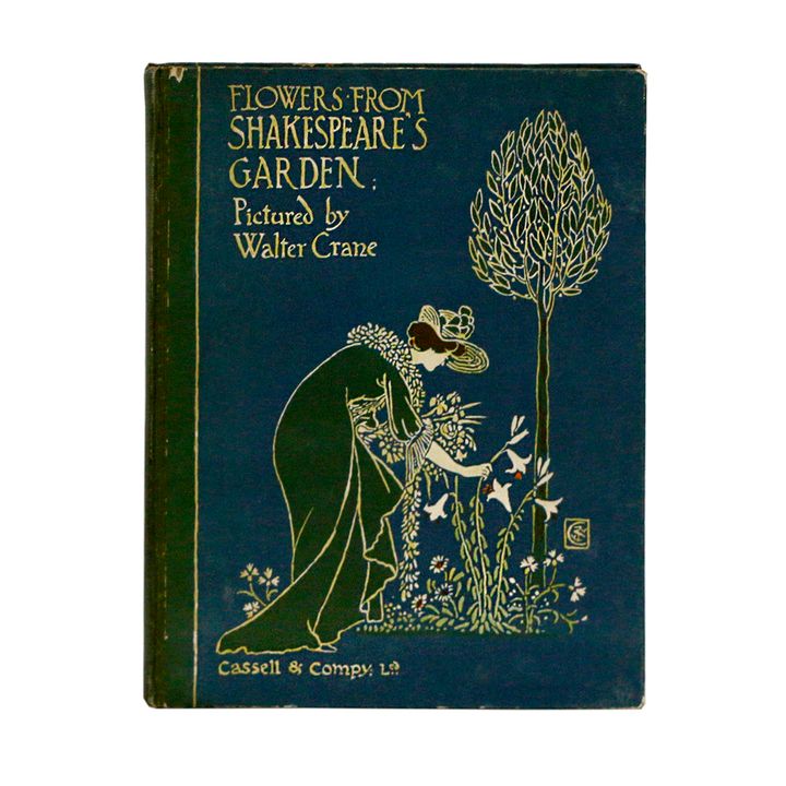 CRANE, WALTER [illustrator] - Flowers From Shakespeare's Garden.