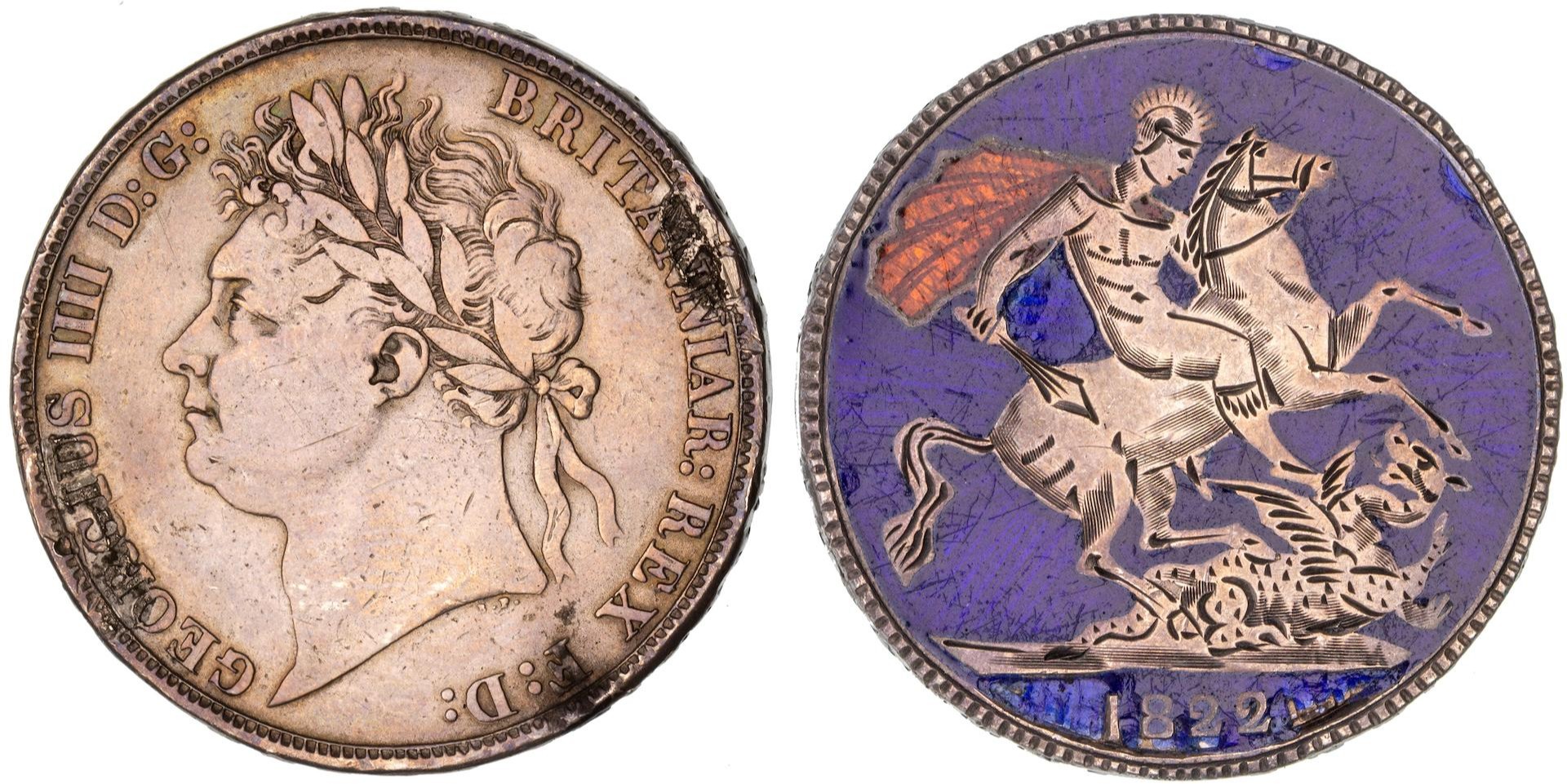 Great Britain, George IV, Crown, 1822