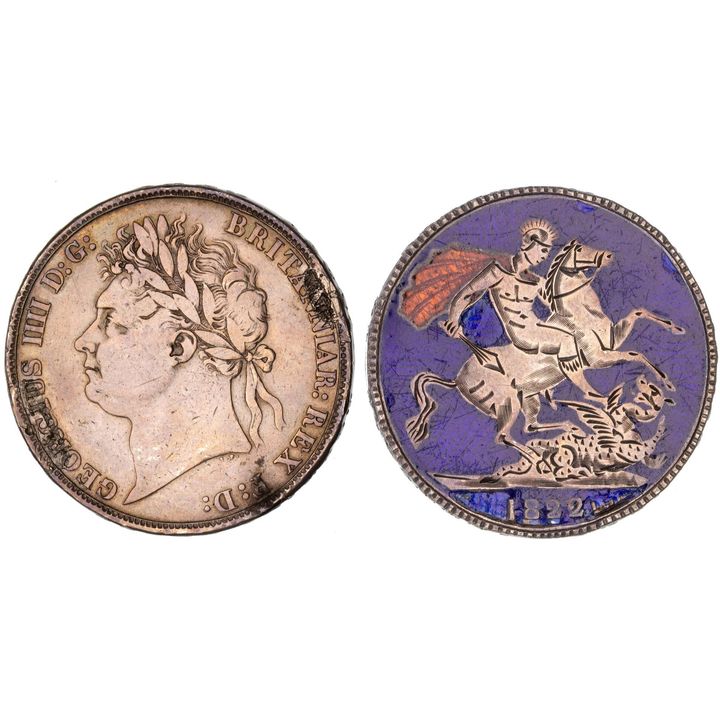 Great Britain, George IV, Crown, 1822