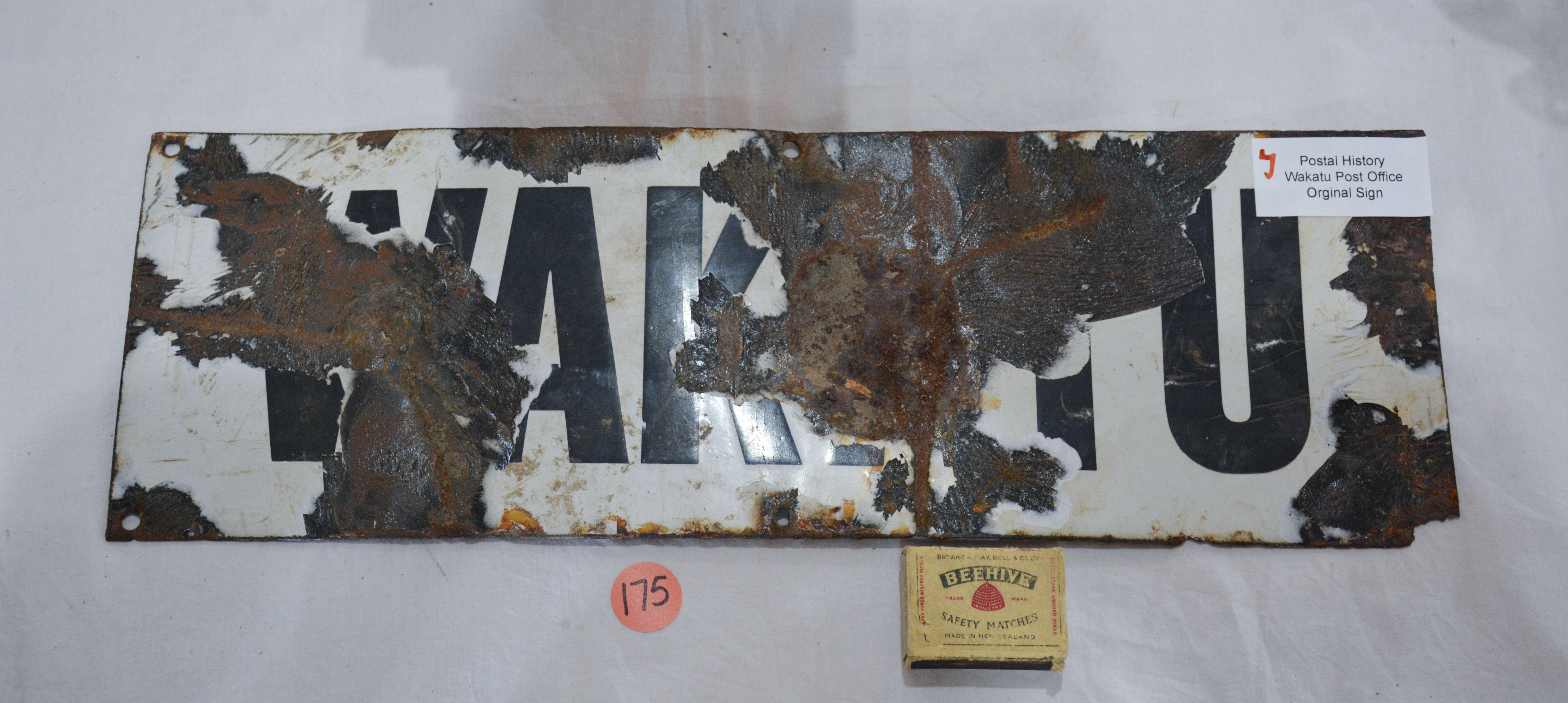 Postal History Wakatu Post Office - Original Sign — NZ auction result