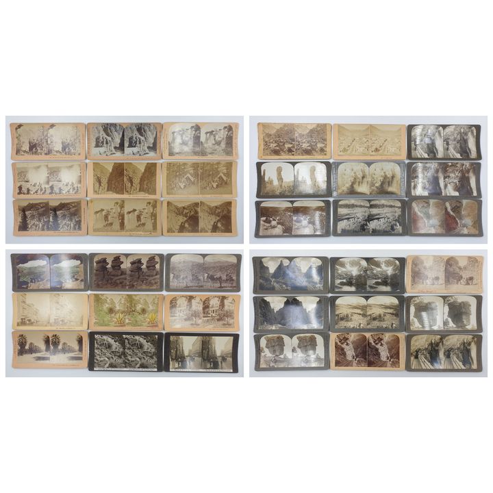 Stereograph Cards - Colorado & California (x36)