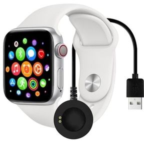 FocusFit T500/T500 Pro Smartwatch Replacement Magnetic 2 Pin USB Charger White | NOT TESTED