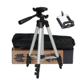 3110 Lightweight Aluminium Tripod with Phone Holder | INCOMPLETE