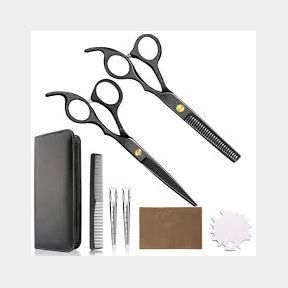 Professional Hair Cutting Scissors Set Hair Cutting Thinning Shears Set-Bar 9902065475230- 51745/21852