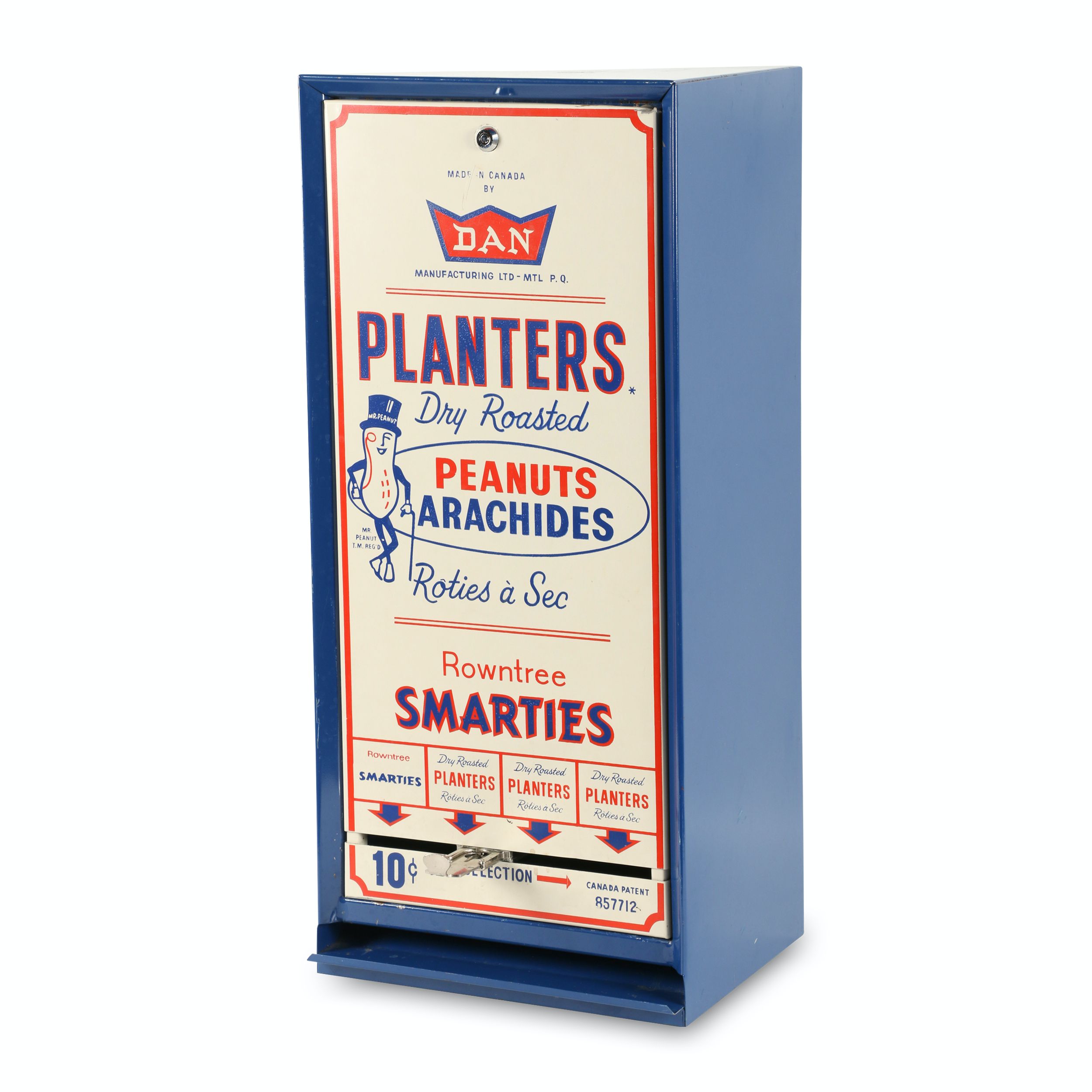 DAN Planter's Peanuts 10c Vending Machine | Miller & Miller