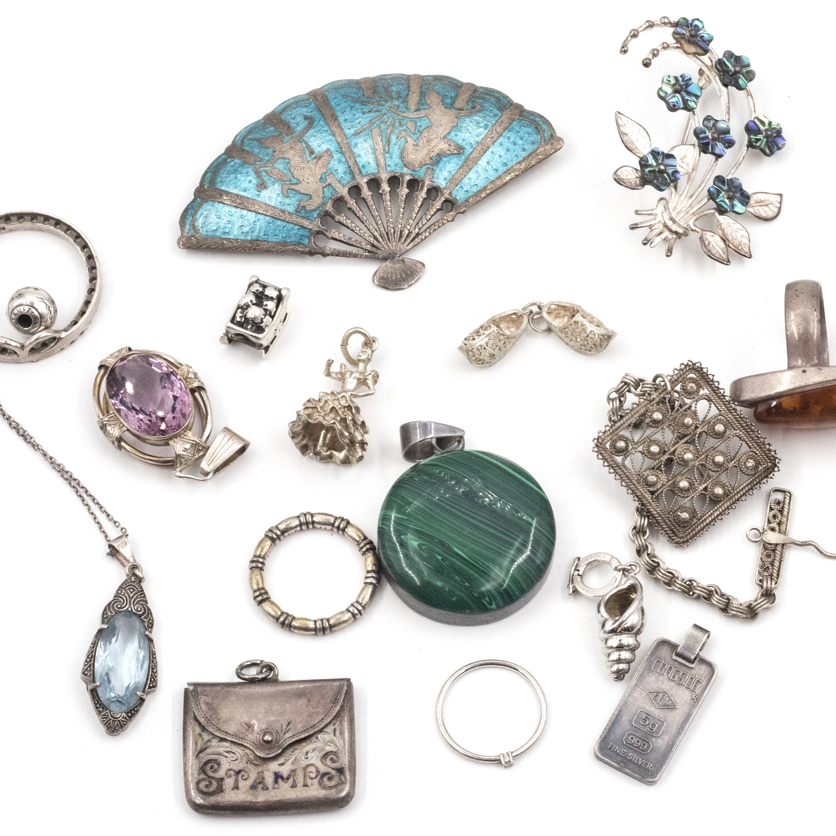 247 · Mix Lot of Silver Jewellery