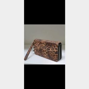 EXCLUSIVE ANIMAL PRINT DUAL ZIP PURSE - 51626/2972