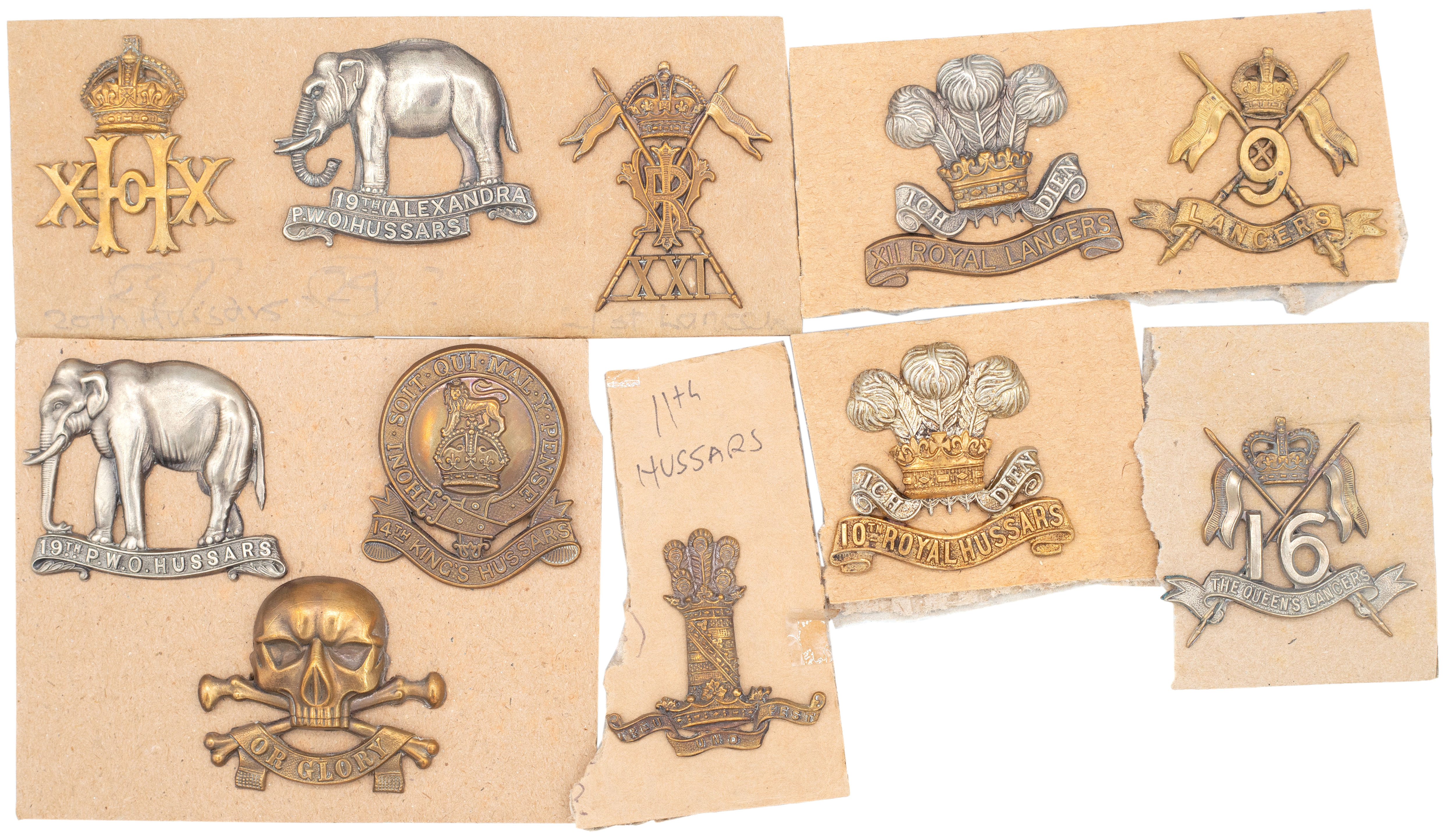 Great Britain, Cavalry Regiments, 1899 - 1945, VGC