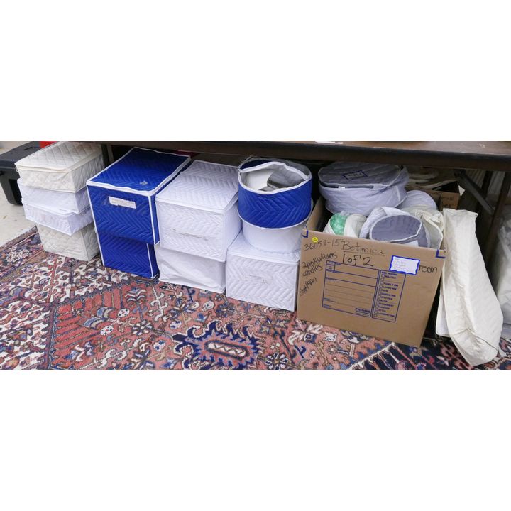 Large Group China Padded Boxes Etc
