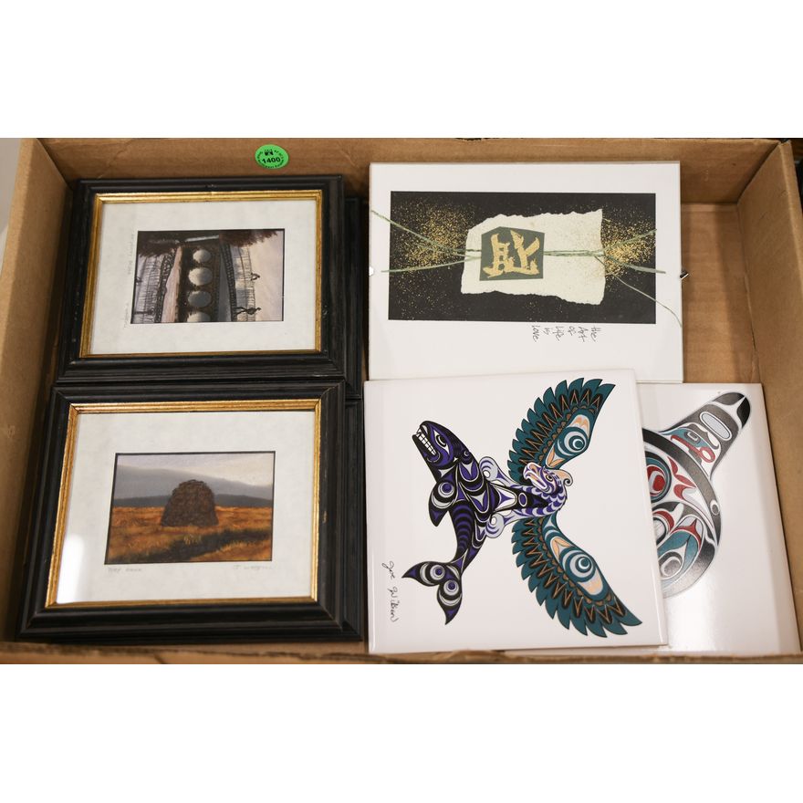 Box Native Tiles & Small Framed Art
