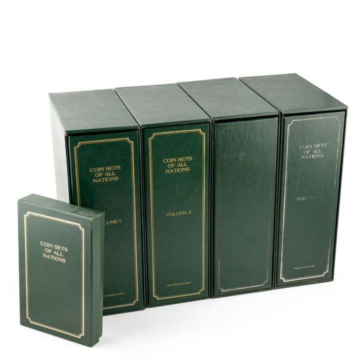 Franklin Mint - Coin Sets Of All Nations, Accumulation, 1982,  UNC - CHU