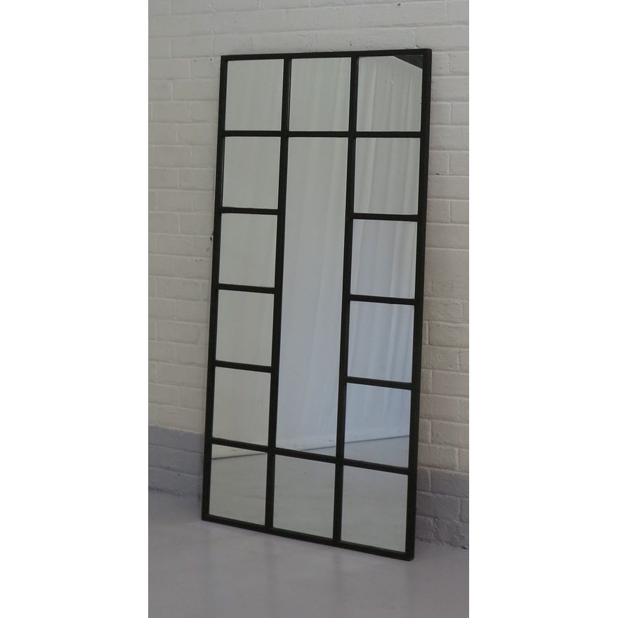 WOOD FRAMED MULTI PANEL MIRROR