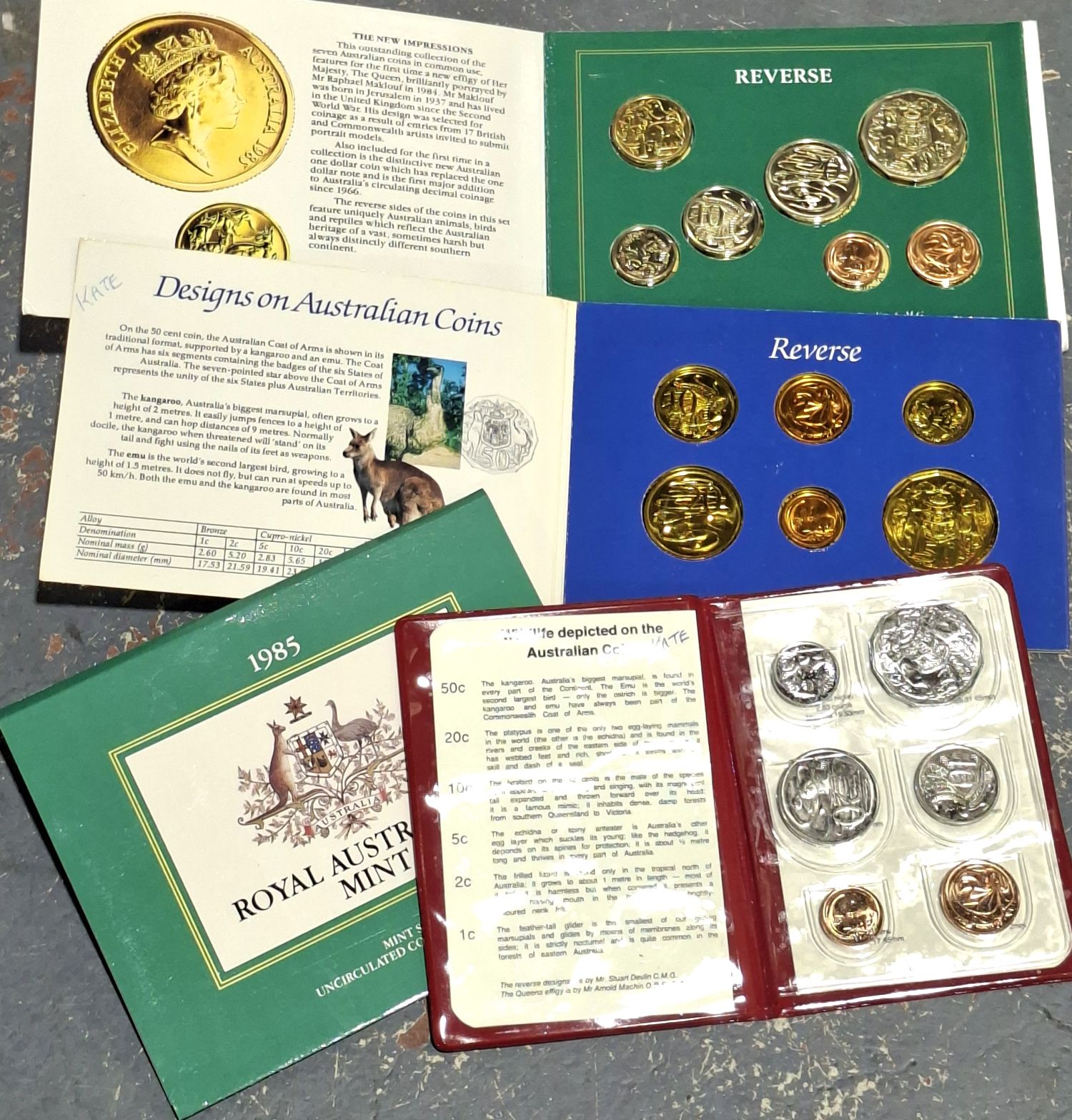 1386 · ROYAL AUSTRALIAN MINT COIN SETS
