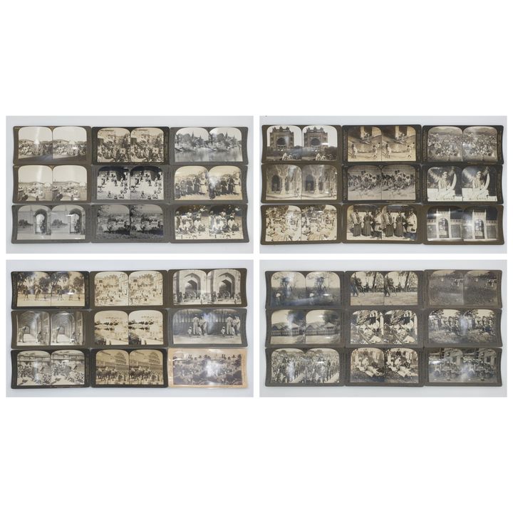 Stereograph Cards - India (x36)