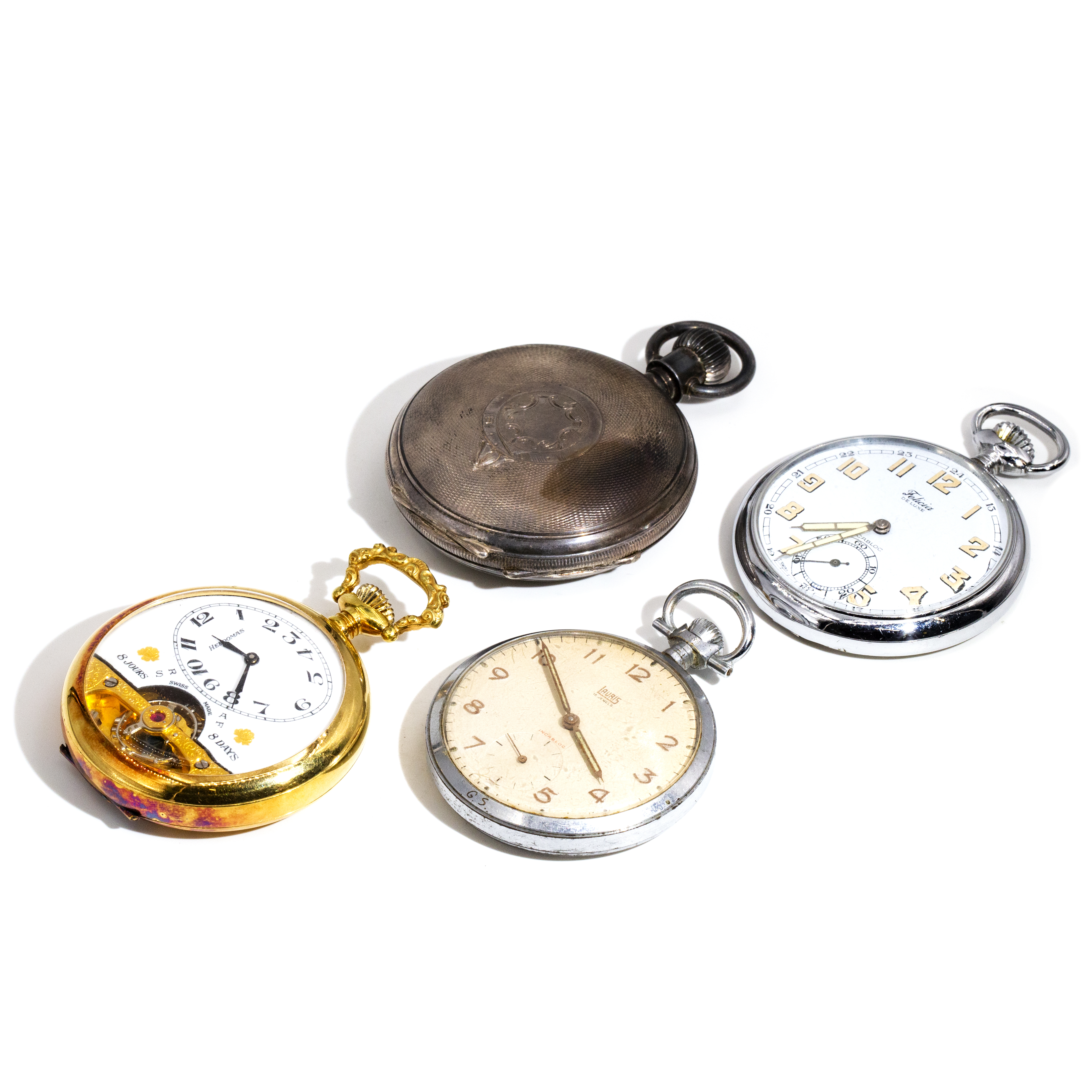 4 Pocket Watches,