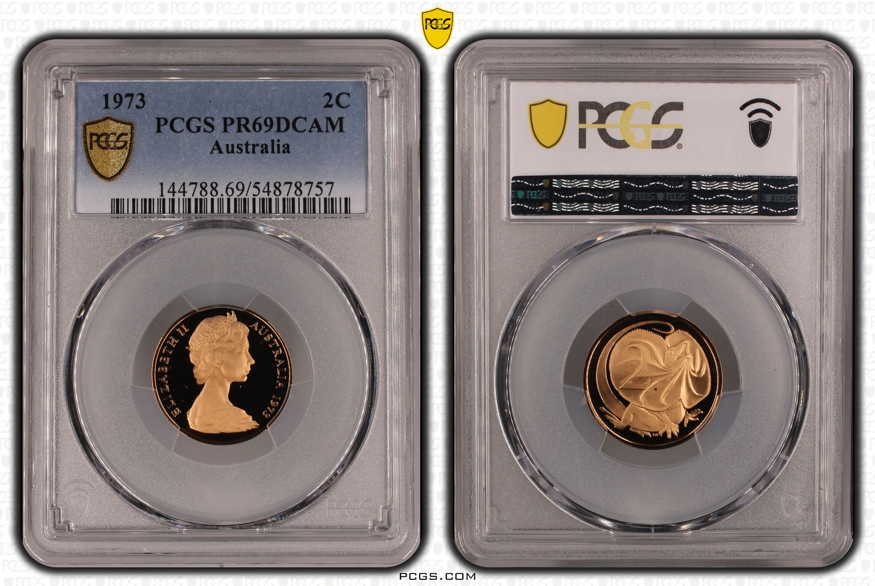 Two Cent, 1973, Pcgs Pr69dcam
