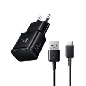 Type C/USB Fast Charger for Samsung/Huawei/LG/Other Smartphones Black | CHARGER DAMAGED
