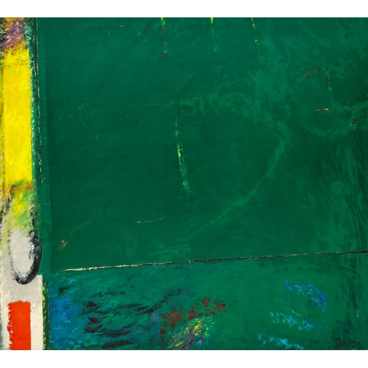 William Ivey ''Untitled'' (Seattle Public Market Study) 1977 Oil