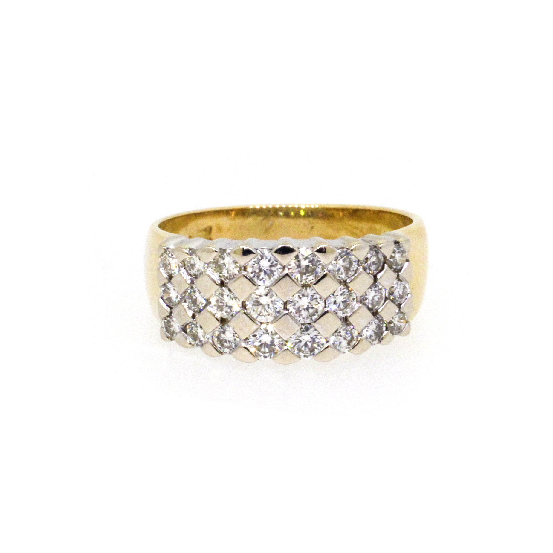 442. · 0.75ct Diamond Dress Ring 4.28g