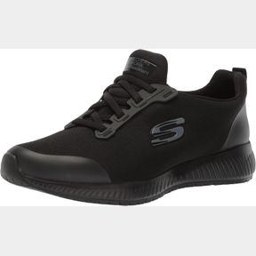 SKECHERS WOMEN'S SQUAD SR FOOD SERVICE SHOE - BLACK SIZE USA 9.5