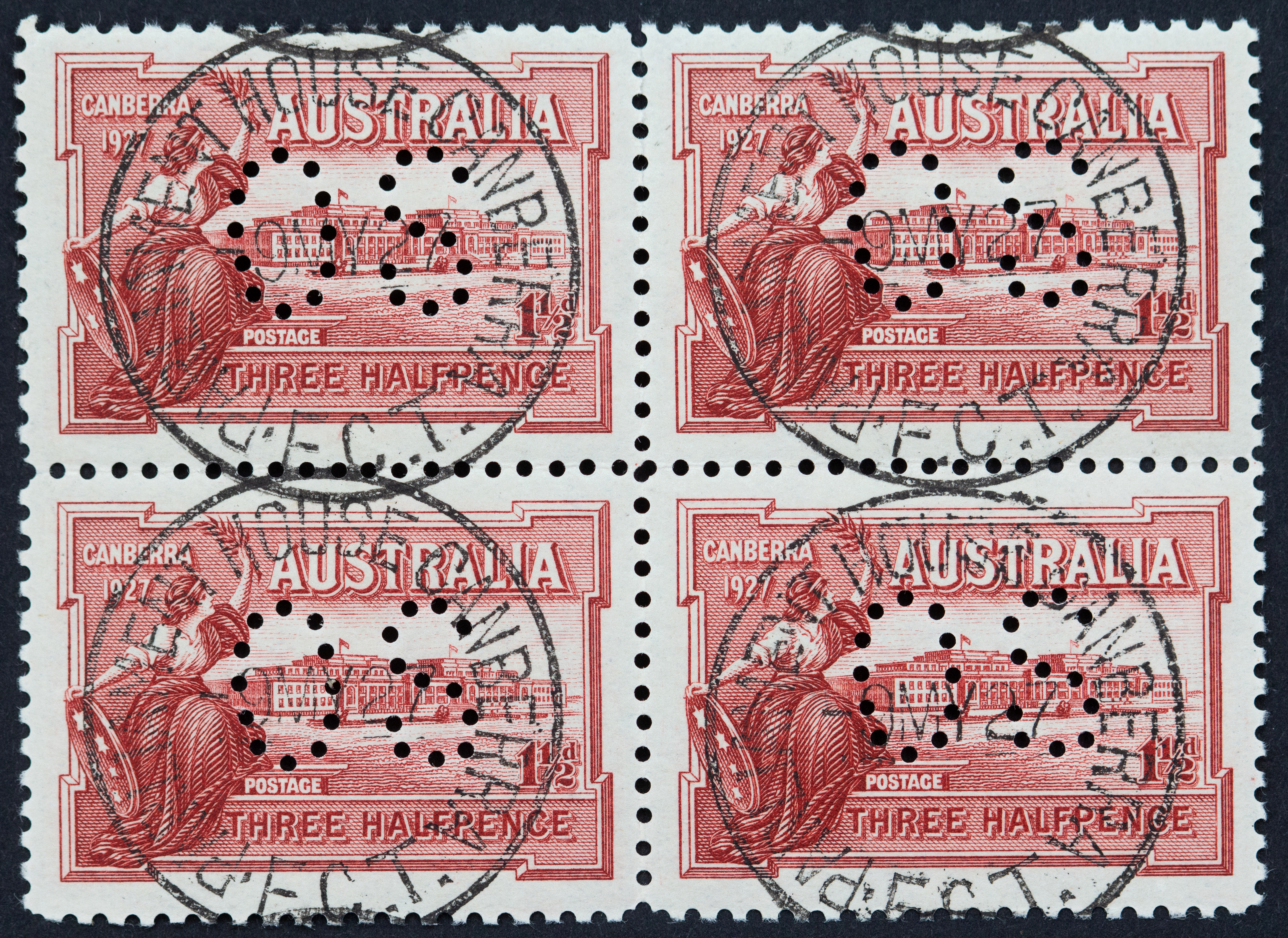 Group, Opening of Parliament House, 1927, Fine