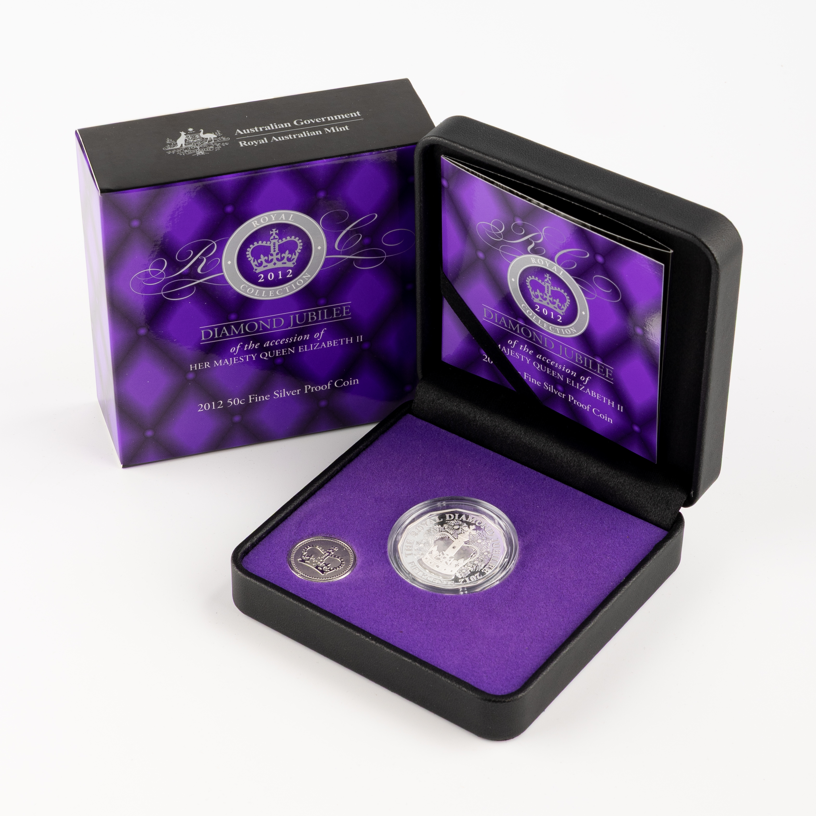 23 · Elizabeth II, QEII Diamond Jubilee, Fifty Cents, 2012,  FDC