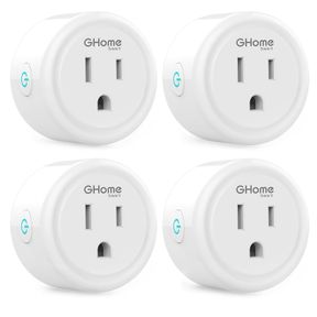 MINI SMART PLUG, WIFI OUTLET SOCKET WORKS WITH ALEXA AND GOOGLE HOME, REMOTE CONTROL WITH TIMER FUNCTION, ONLY SUPPORTS 2.4GHZ NET