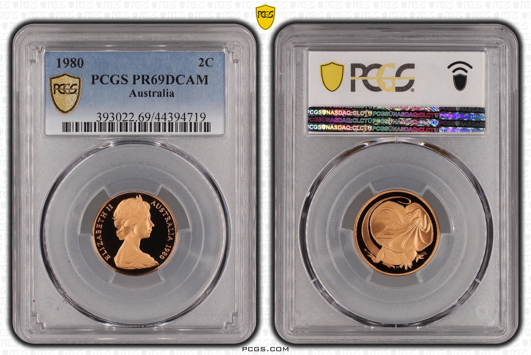 Two Cent, 1980, Pcgs Pr69dcam