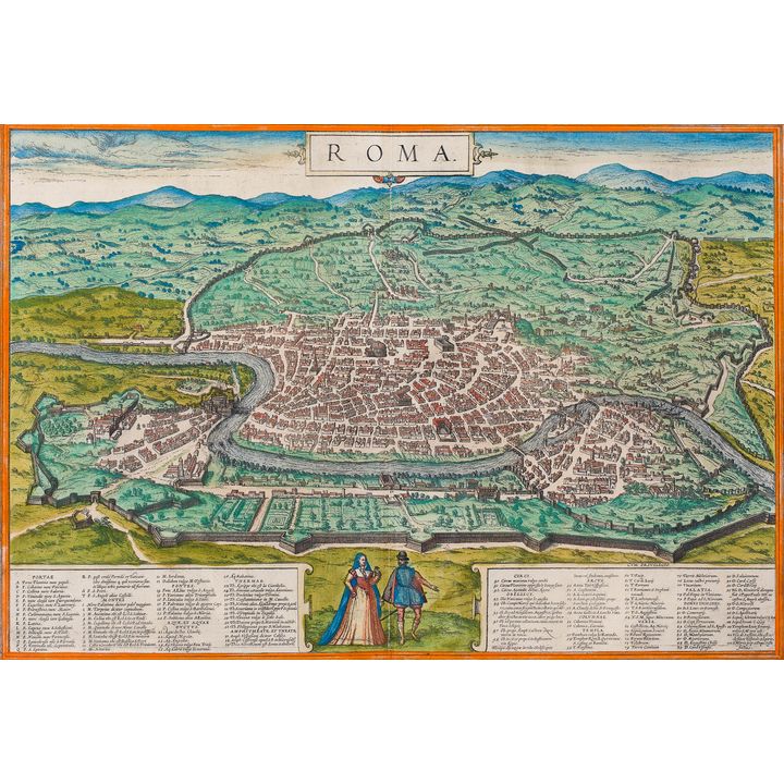 Georg Braun, Frans Hogenberg | Roma